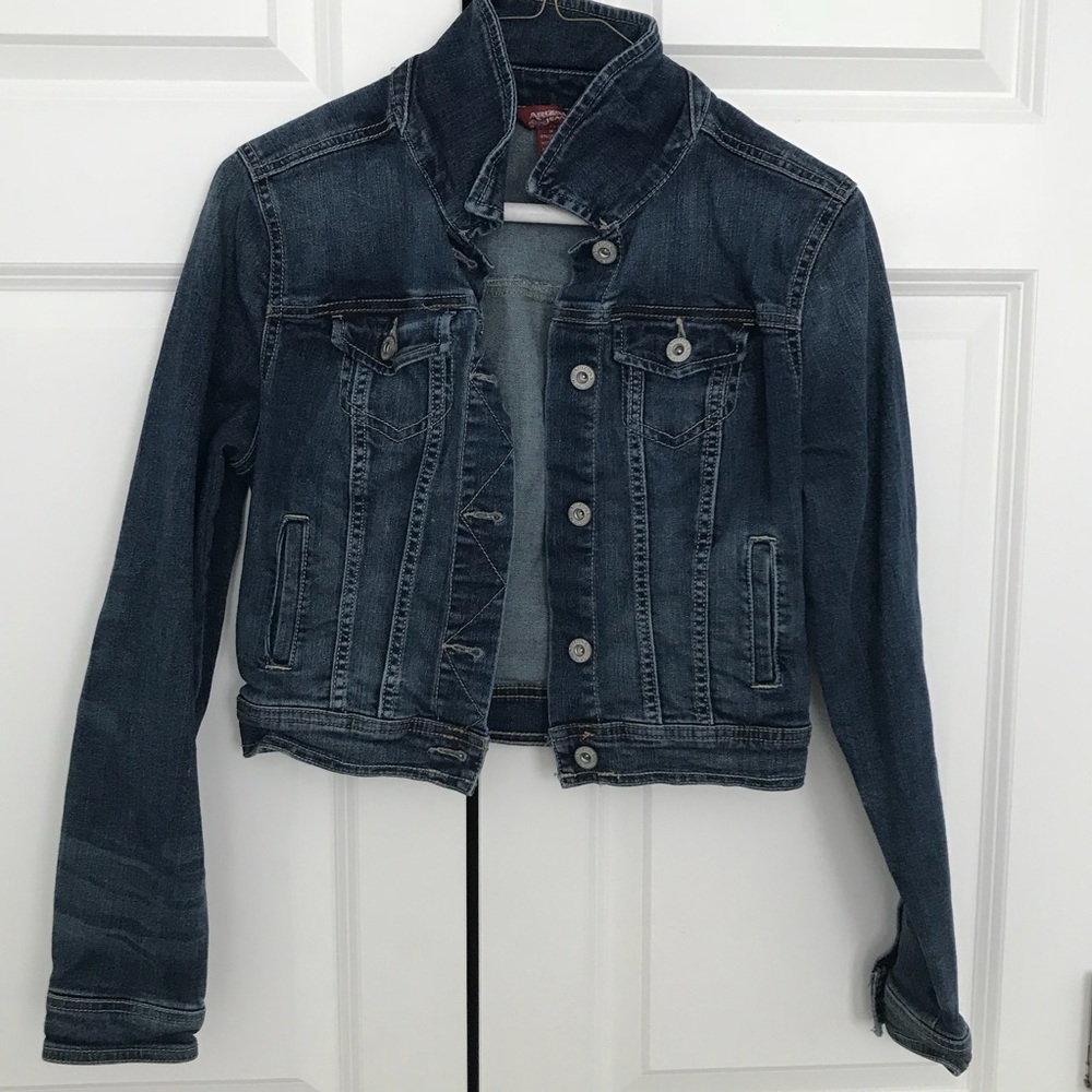 Arizona Jean Jacket - Size (M), Blue Denim